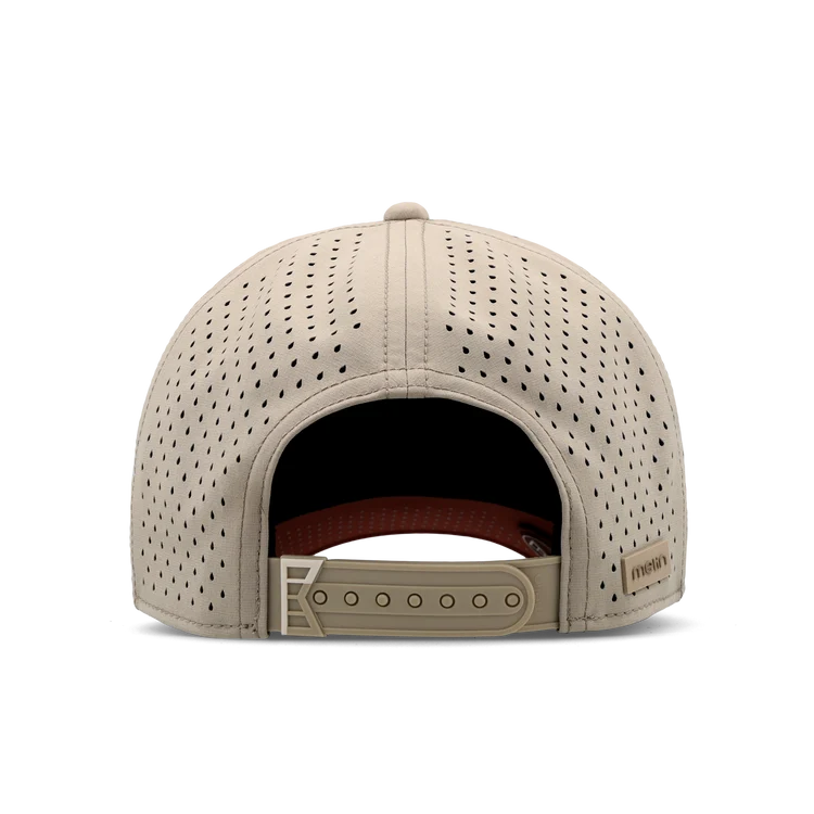 Melin Compass Links Hydro Performance Snapback Hat - Cobblestone