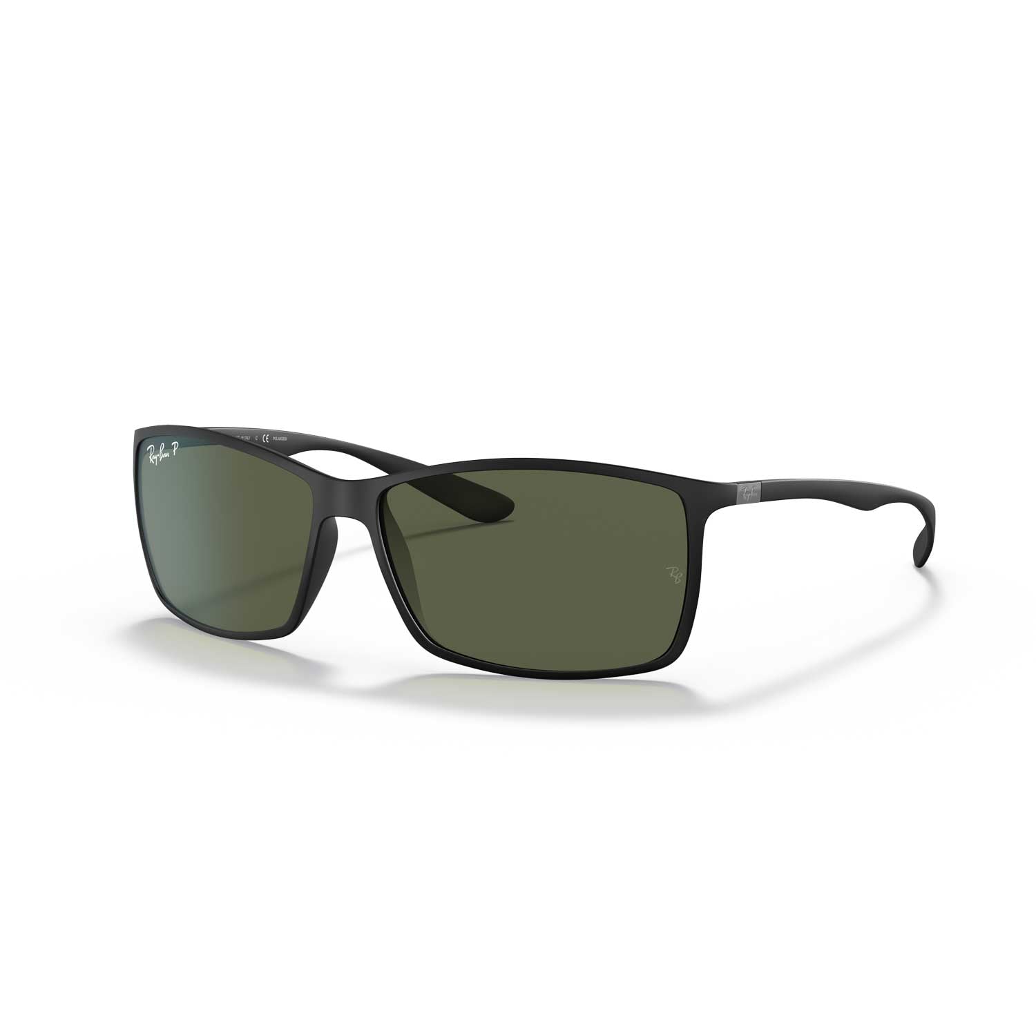 Ray-Ban RB4179 Liteforce Polarized Sunglasses - Black Frame / Green Lens - BeachToBlvd