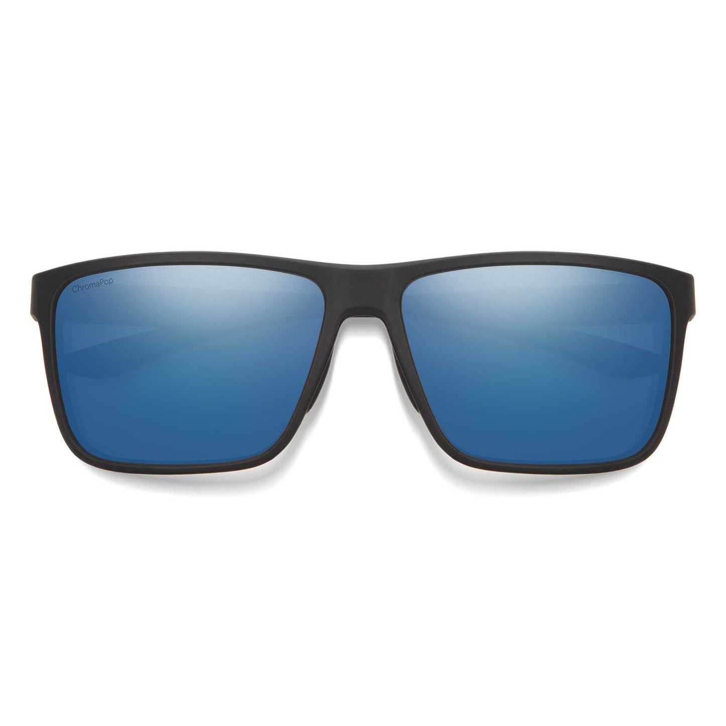 Smith Riptide Unisex Sunglass Matte Black Frame - ChromaPop Polarized Blue Lenses