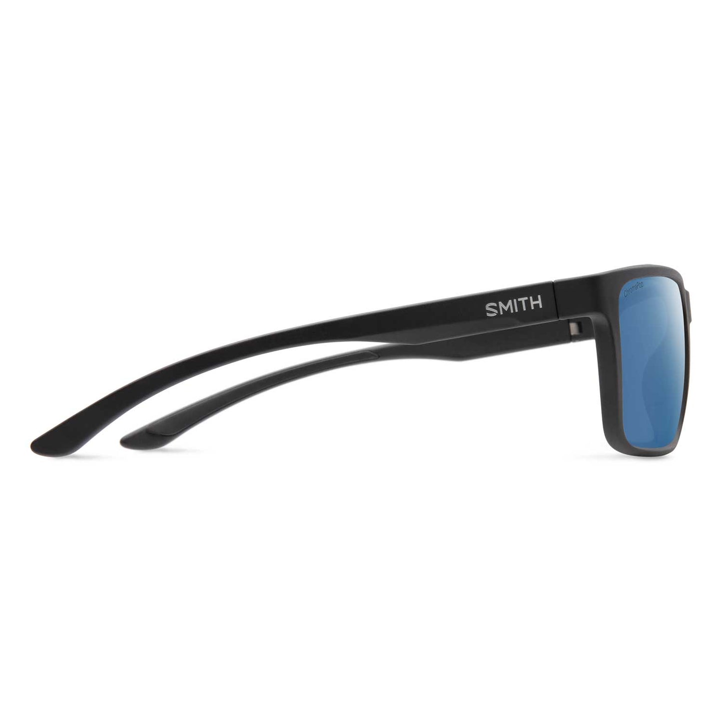Smith Riptide Unisex Sunglass Matte Black Frame - ChromaPop Polarized Blue Lenses