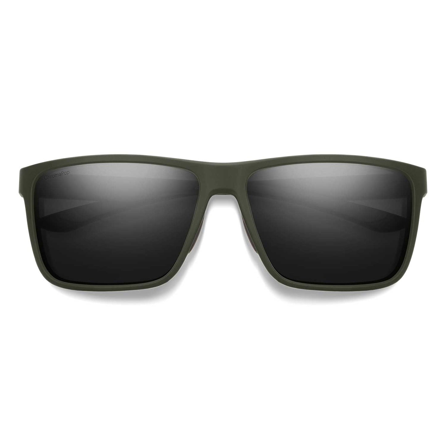 Smith Riptide Unisex Sunglass Matte Moss Frame - ChromaPop Polarized Black Lenses