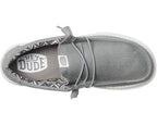 Heydude Wally Stretch Men's Shoes - Light Grey - BeachToBlvd