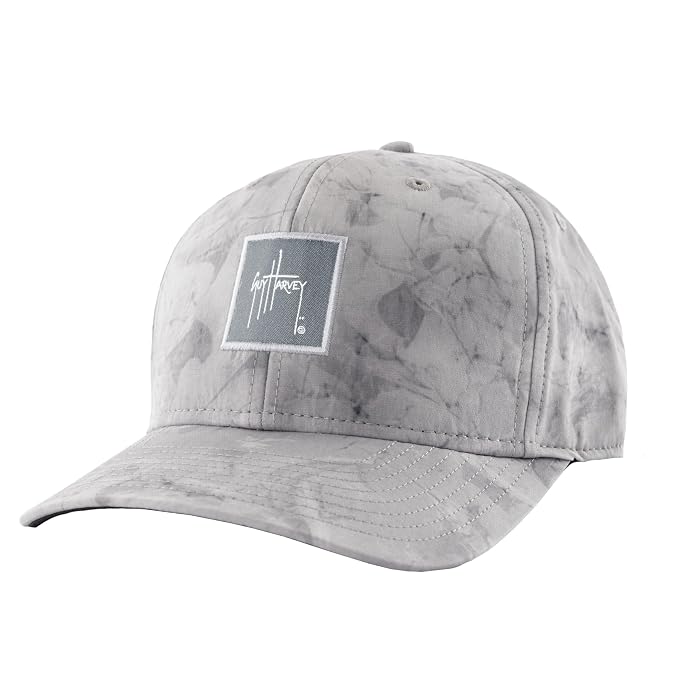 Guy Harvey Men's Performance Flex Fitted Trucker Hat - Mirage Gray