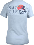 Salt Life Leaning Palms Graphic Short Sleeve T-Shirt - BeachToBlvd