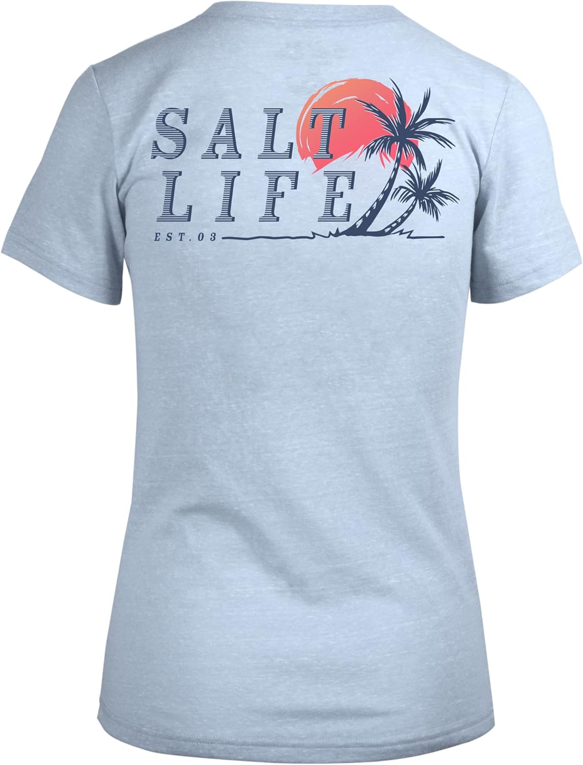 Salt Life Leaning Palms Graphic Short Sleeve T-Shirt - BeachToBlvd