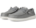 Heydude Wally Stretch Men's Shoes - Light Grey - BeachToBlvd