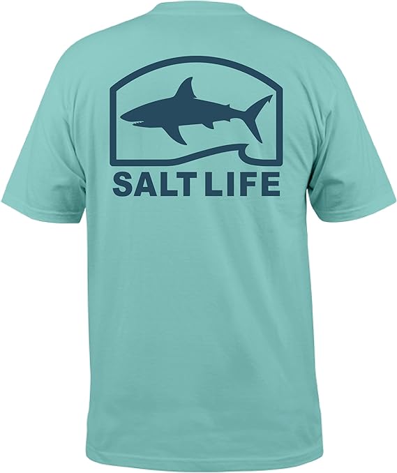 Salt Life Men's Pro Salt Shark Short Sleeve T-shirt - BeachToBlvd