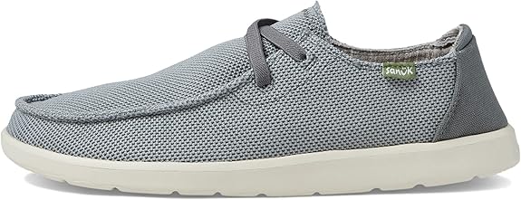 Sanuk Mens Shaka Lite Sl Mesh - grey - BeachToBlvd
