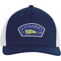 Guy Harvey Men's Chambray Trucker Hat - Estate Blue Mahi - BeachToBlvd