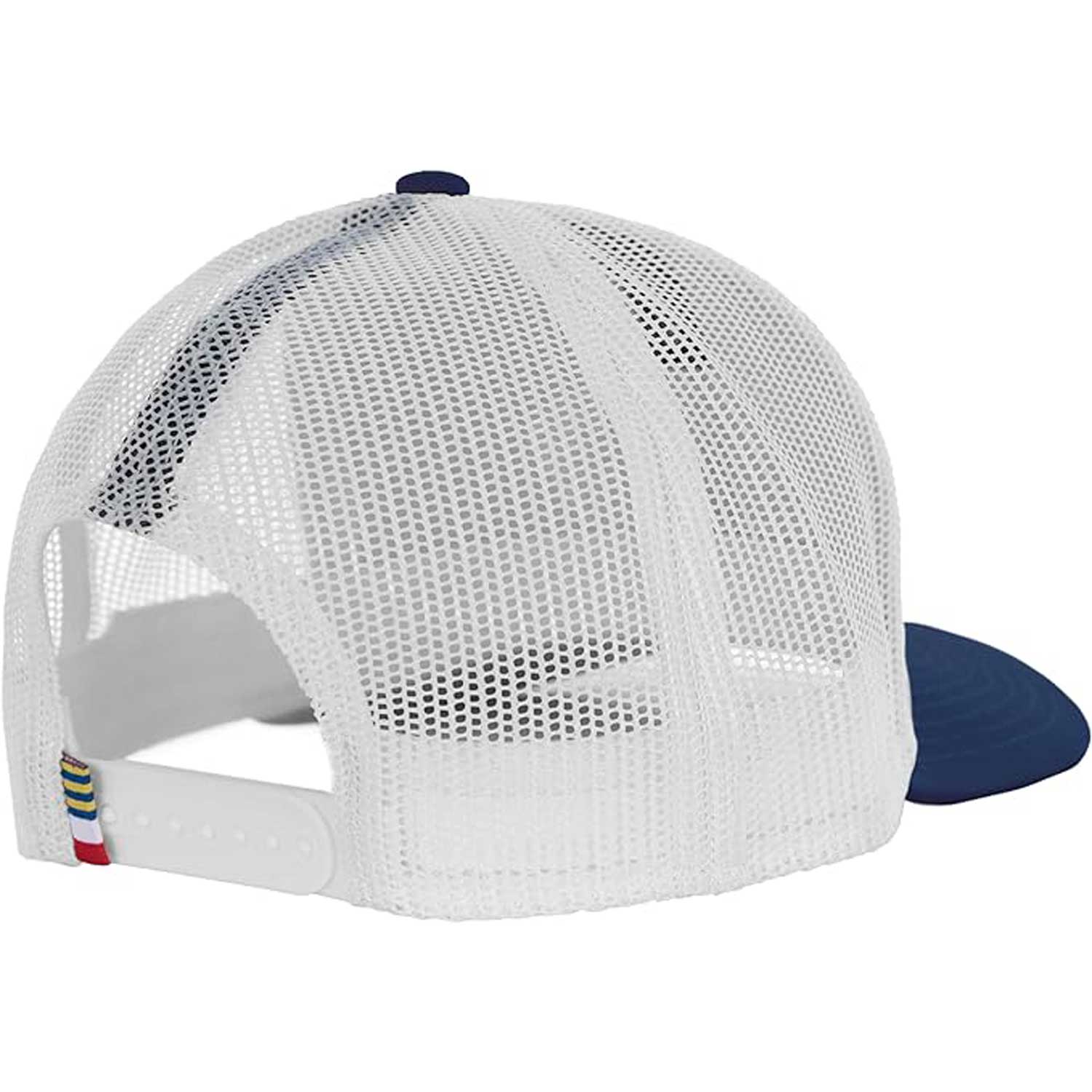 Guy Harvey Men's Chambray Trucker Hat - Estate Blue Mahi - BeachToBlvd