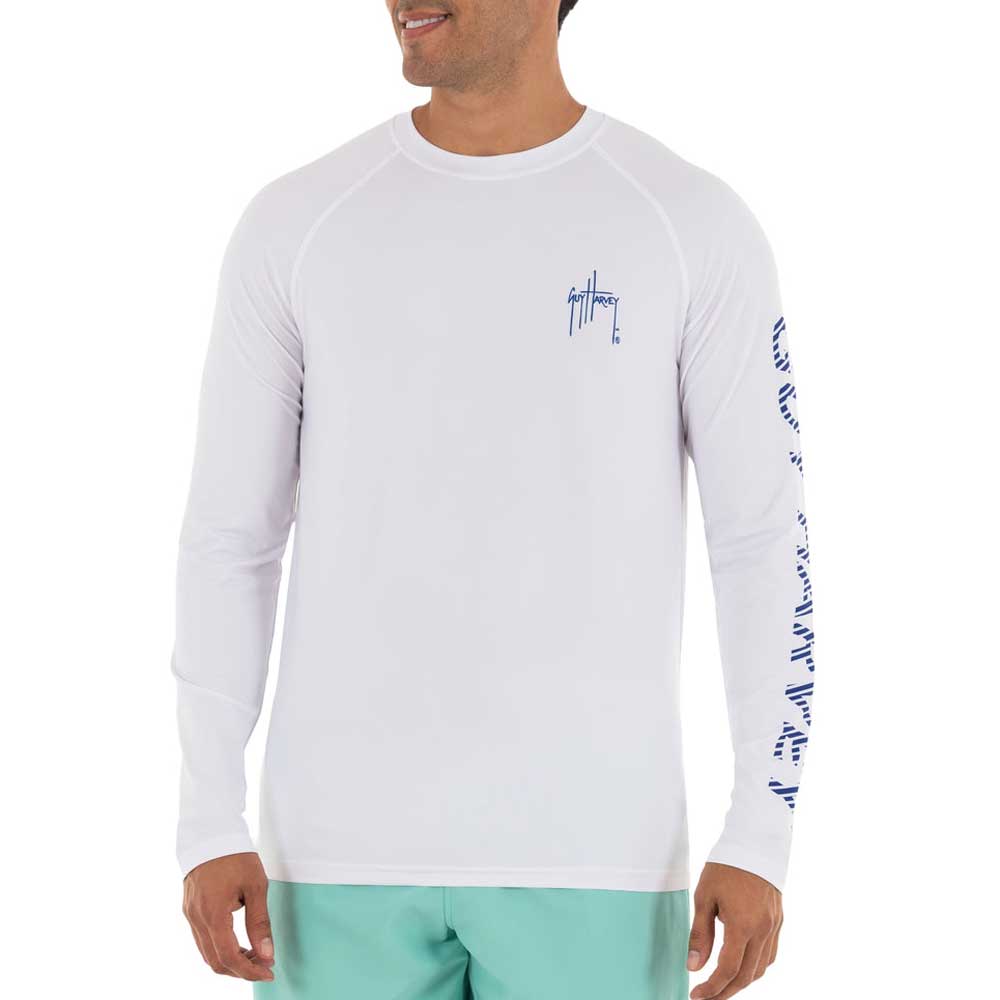 Guy Harvey Men's Offshore Slam Raglan Sleeve Sun Protection Top