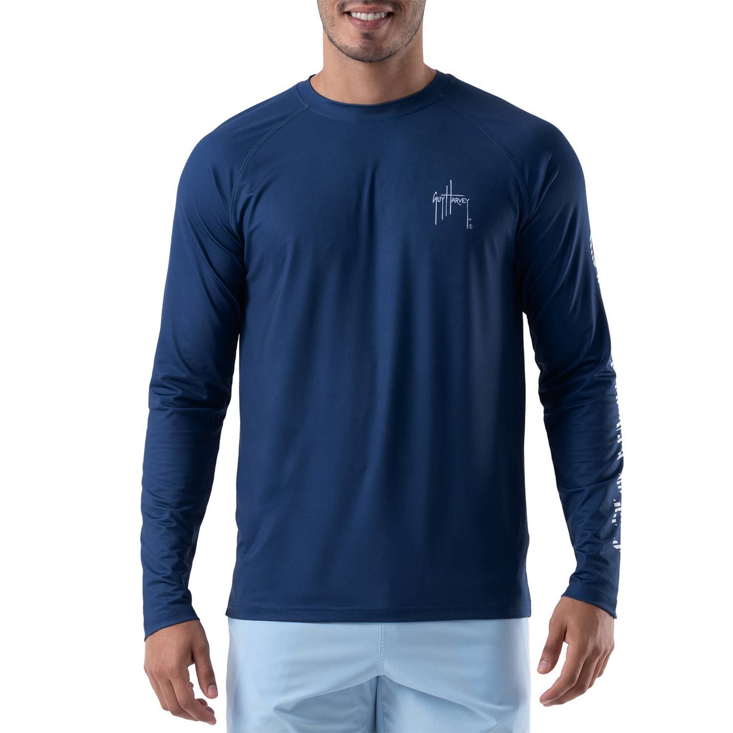 Guy Harvey Long Sleeve Performance Sun Protection Shirt - On The Hunt