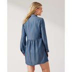 Tommy Bahama Women's Chambray Boyfriend Beach Shirt - BeachToBlvd