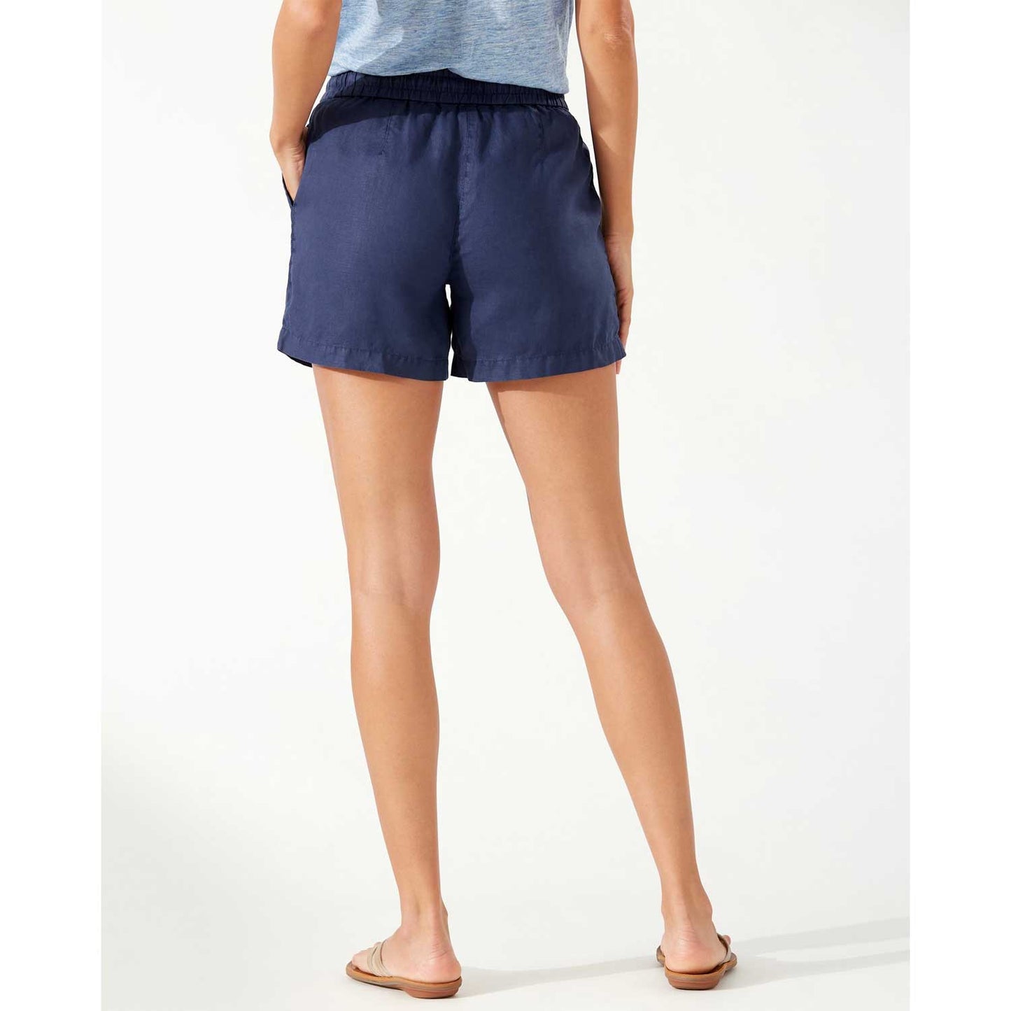 Tommy Bahama Palmbray High-Rise Linen Easy Shorts