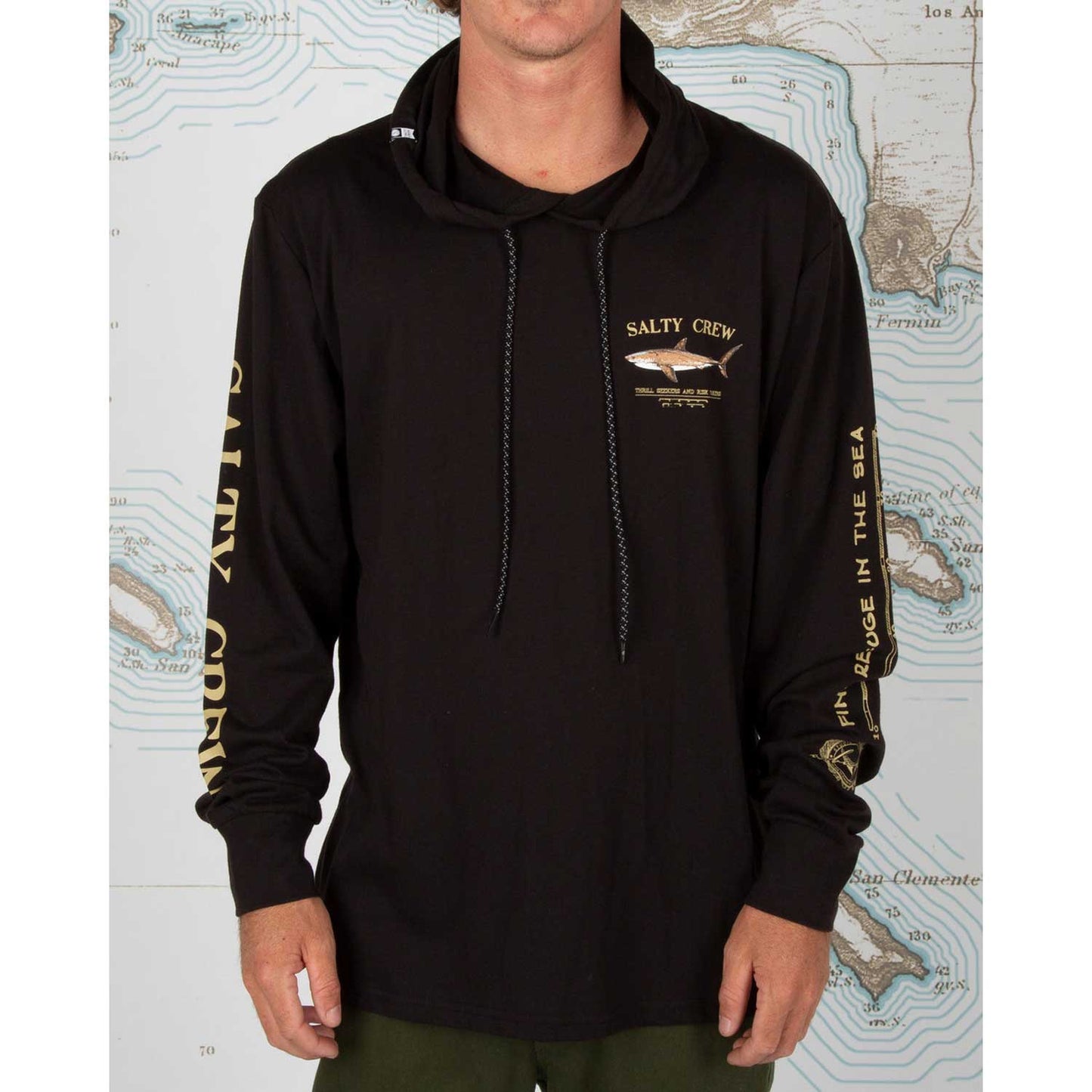 Salty Crew Bruce Hoody Long Sleeve Tech Tee