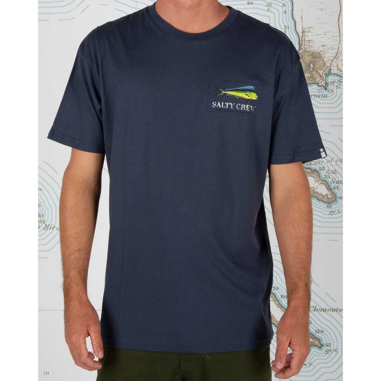 Salty Crew El Dorado Premium Short Sleeve T-Shirt - Navy