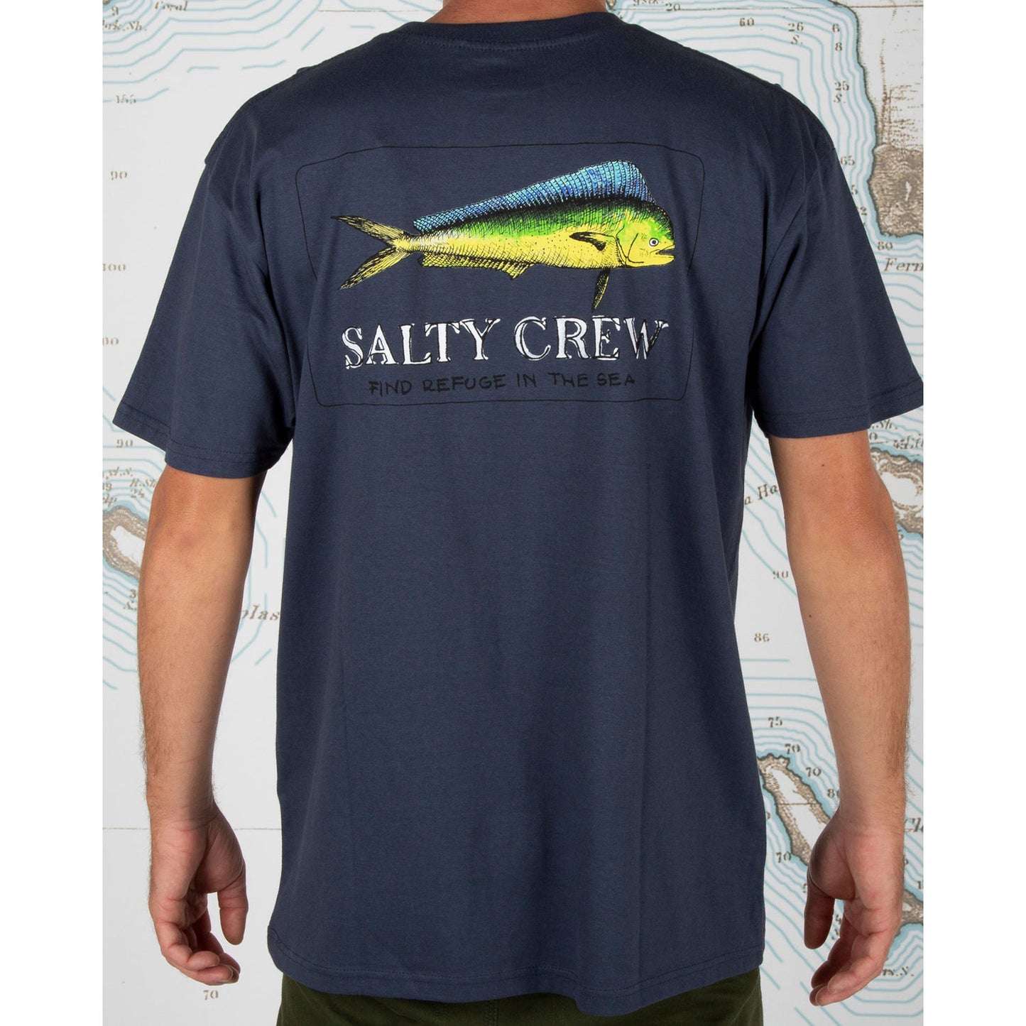 Salty Crew El Dorado Premium Short Sleeve T-Shirt - Navy