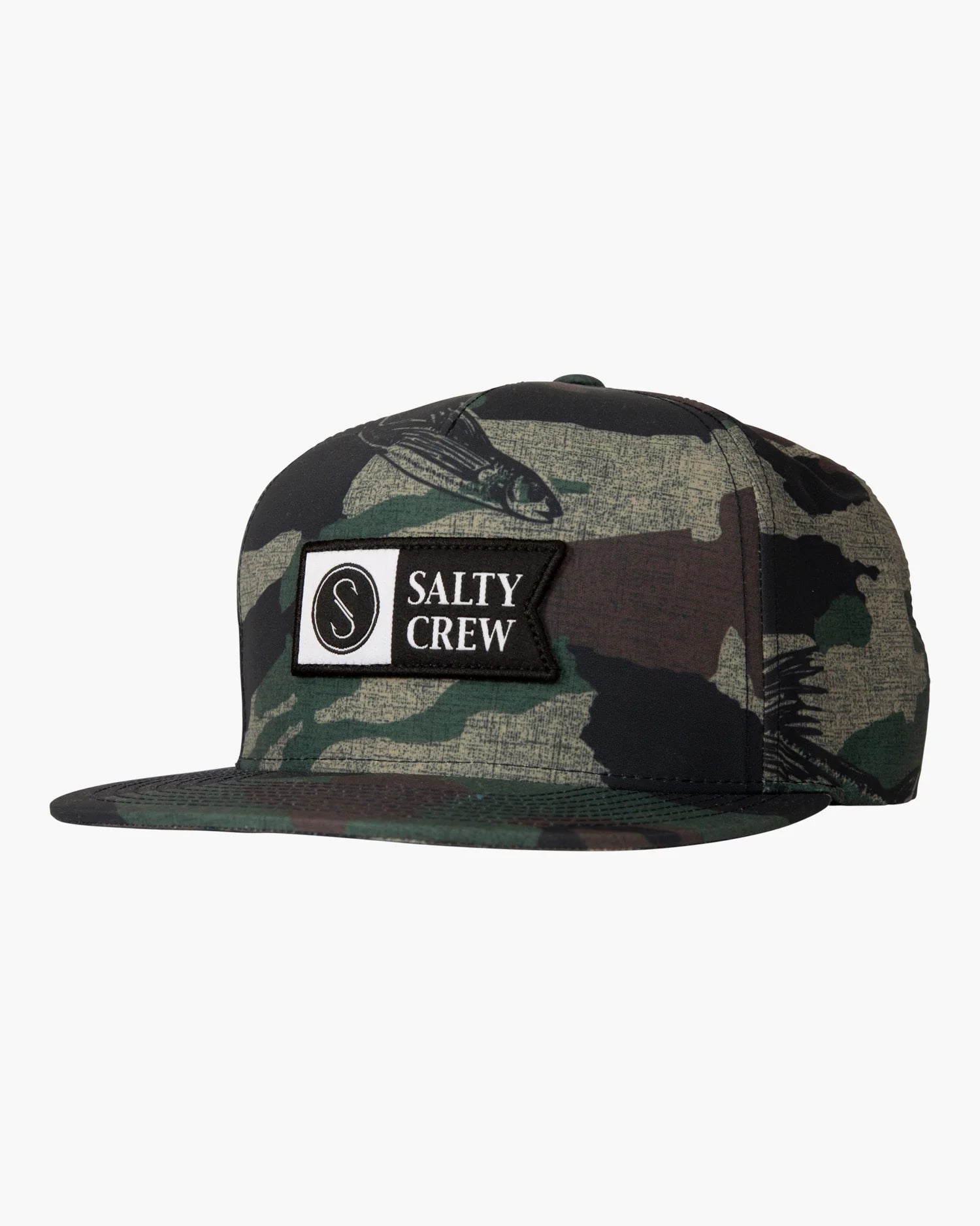 Salty Crew Alpha Tech 5 Panel Camo Men's Hat