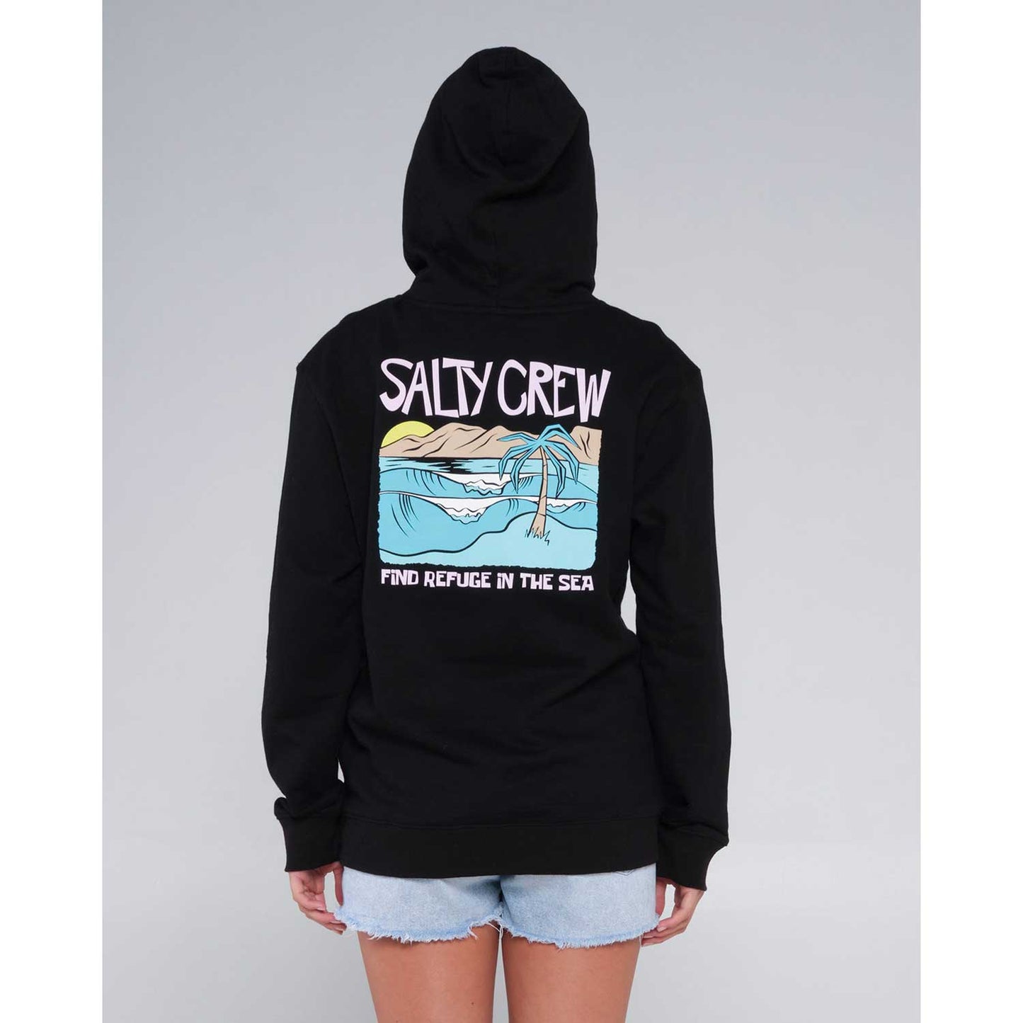 Salty Crew Postcard Long Sleeve Hoody Sweatshirt - Women's