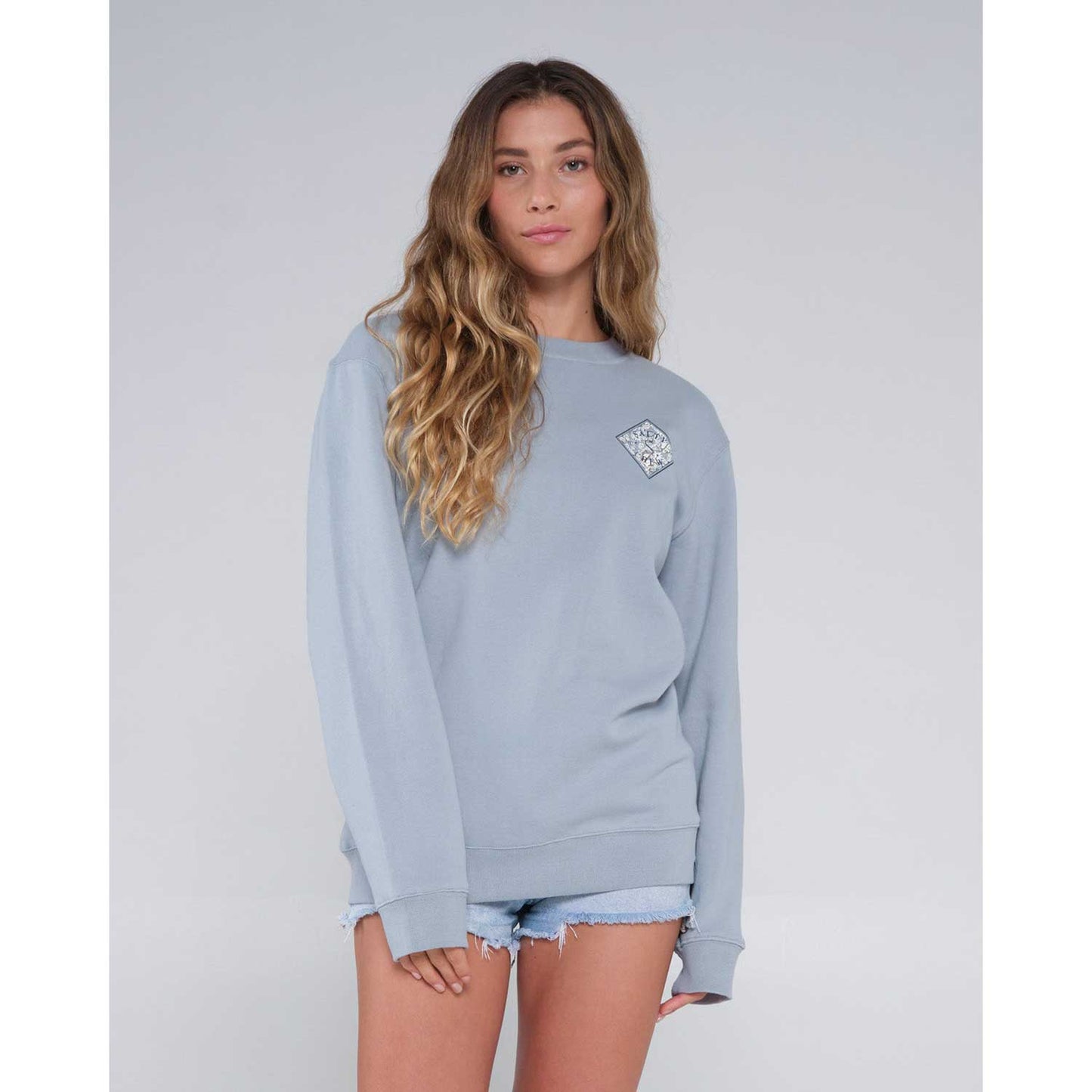 Salty Crew Tippet Fill Long Sleeve Crew Sweatshirt - Women's
