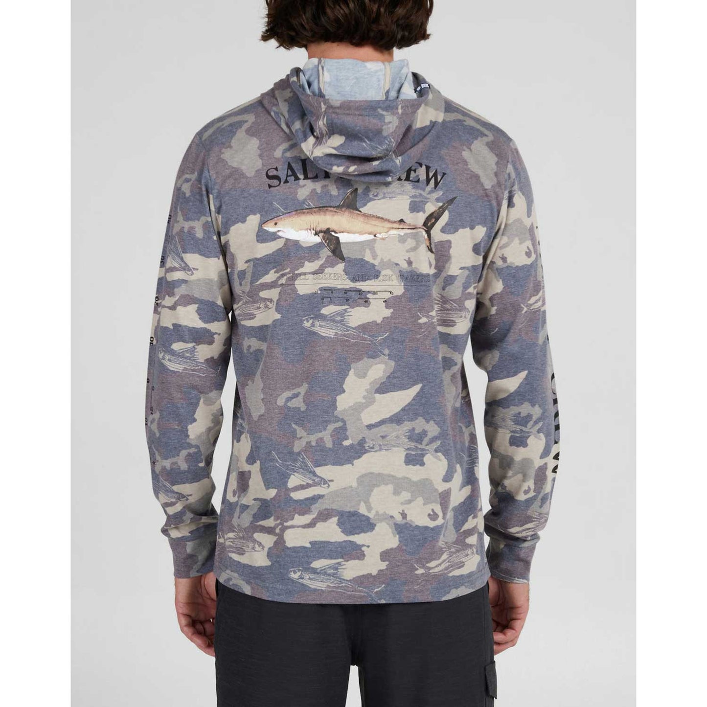 Salty Crew Bruce Hoody Long Sleeve Tech Tee