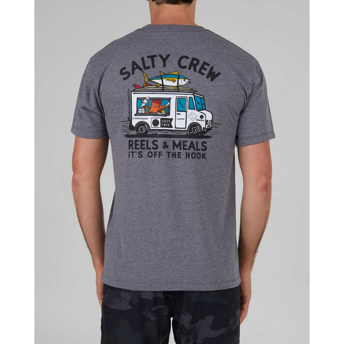 Salty Crew Reels and Meals Short Sleeve T-Shirt