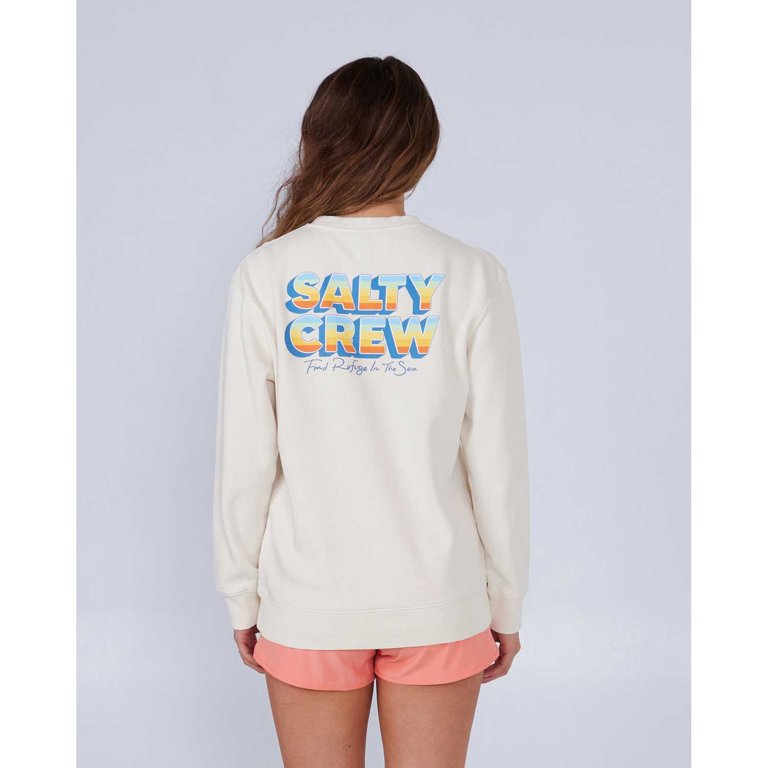 Salty Crew Summertime Women's Long Sleeve Crew - BeachToBlvd