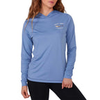 Salty Crew Big Blue Women's Surf Hoody Sunshirt Long Sleeve - BeachToBlvd
