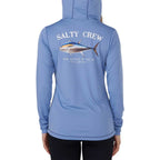 Salty Crew Big Blue Women's Surf Hoody Sunshirt Long Sleeve - BeachToBlvd