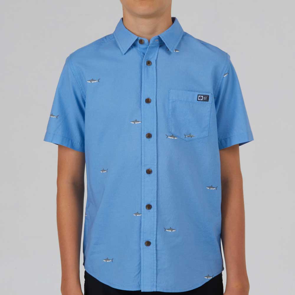 Salty Crew Seaside Boys Short Sleeve Woven Shirt