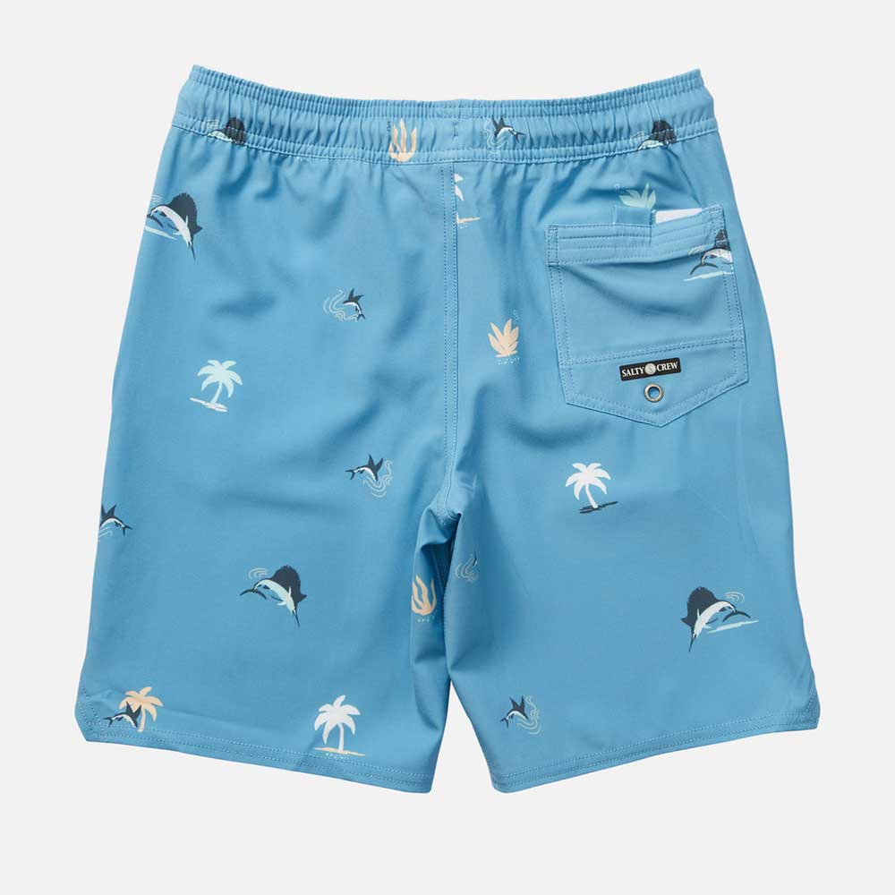 Salty Crew Boy's Lowtide Elastic Boardshort - Azul Blue