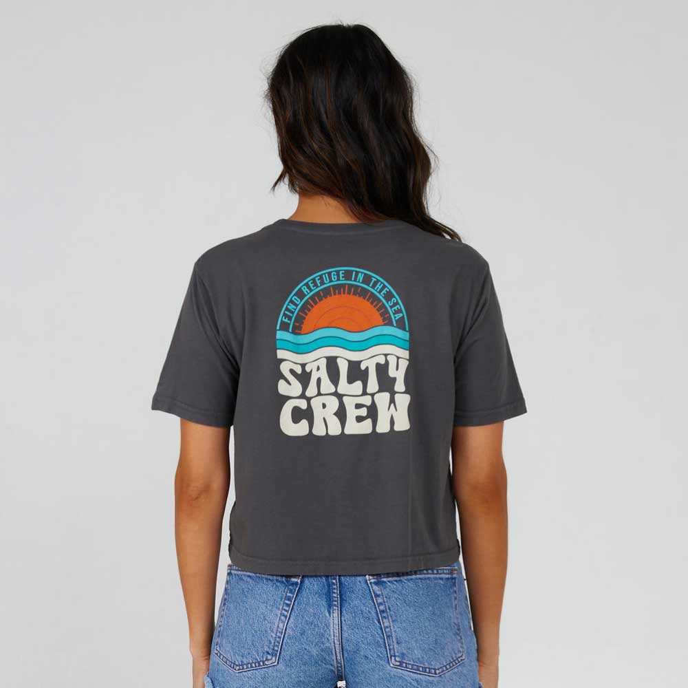 Salty Crew Sundown Women's Short Sleeve Crop T-Shirt - BeachToBlvd