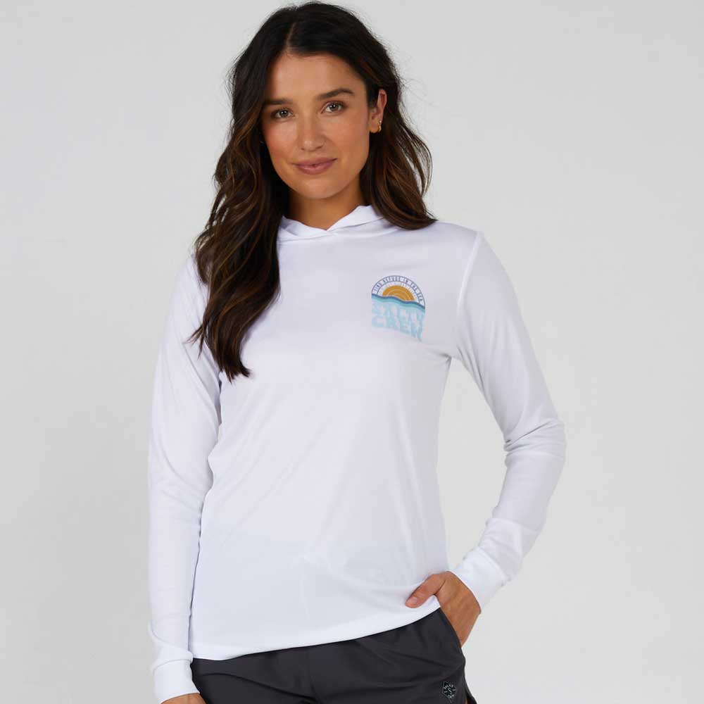 Salty Crew Sundown Women's Hooded Long Sleeve Sun Shirt - BeachToBlvd