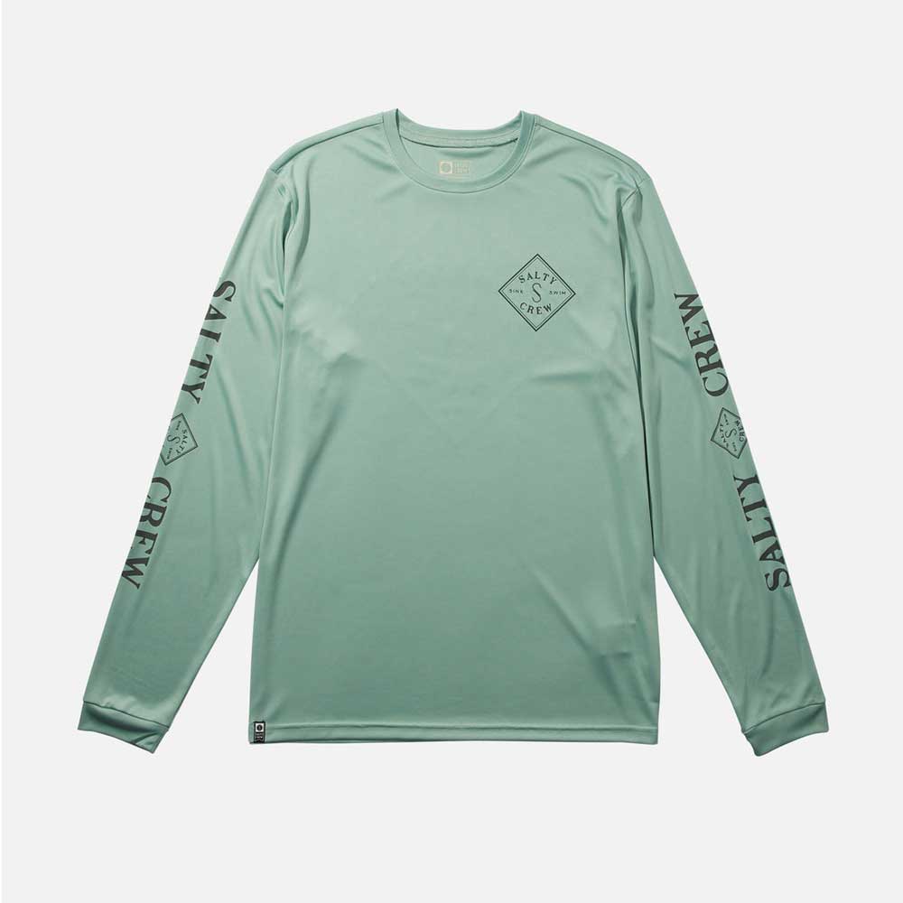 Salty Crew Tippet Long Sleeve Sunshirt in green