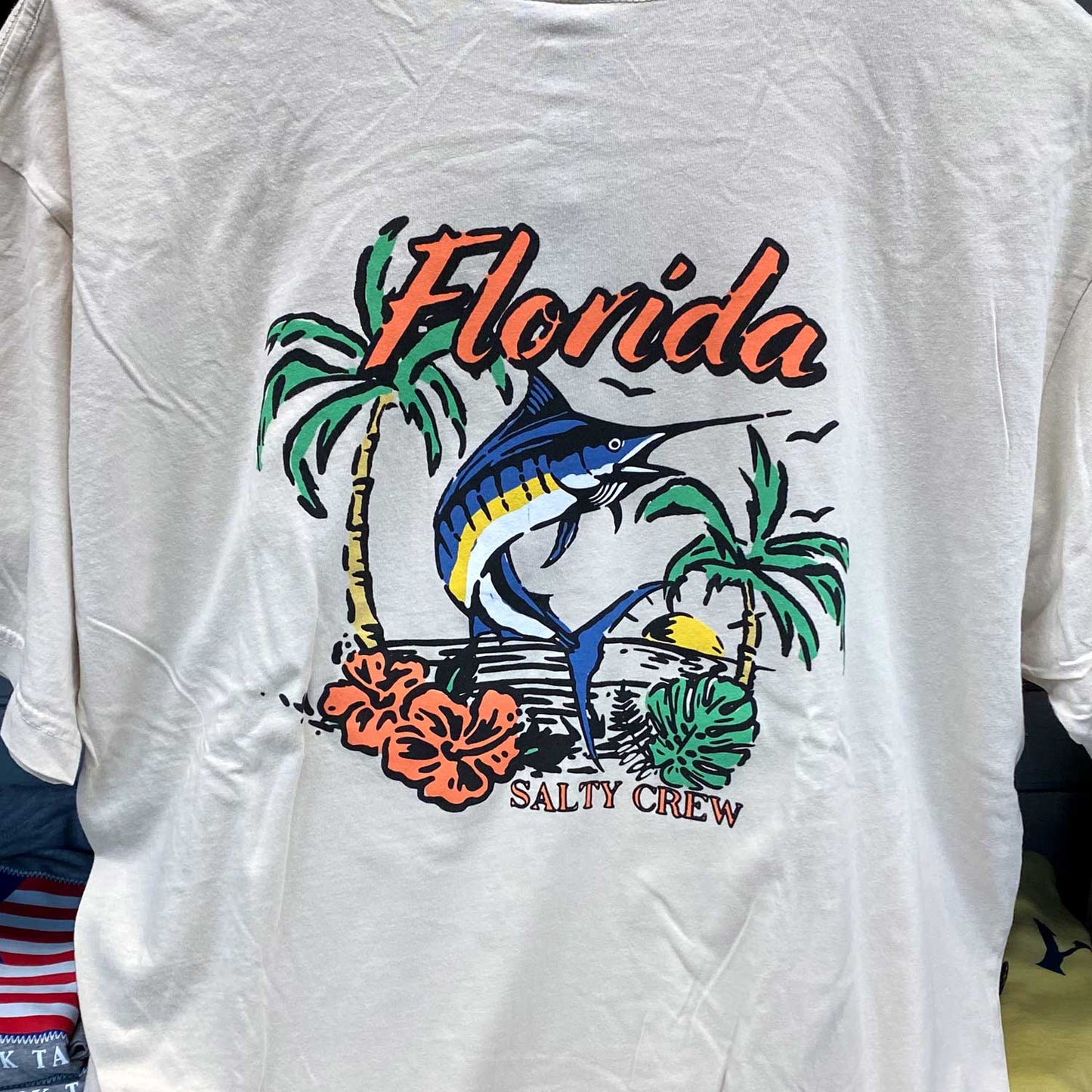 Salty Crew Scenic Florida T-Shirt - Bone White