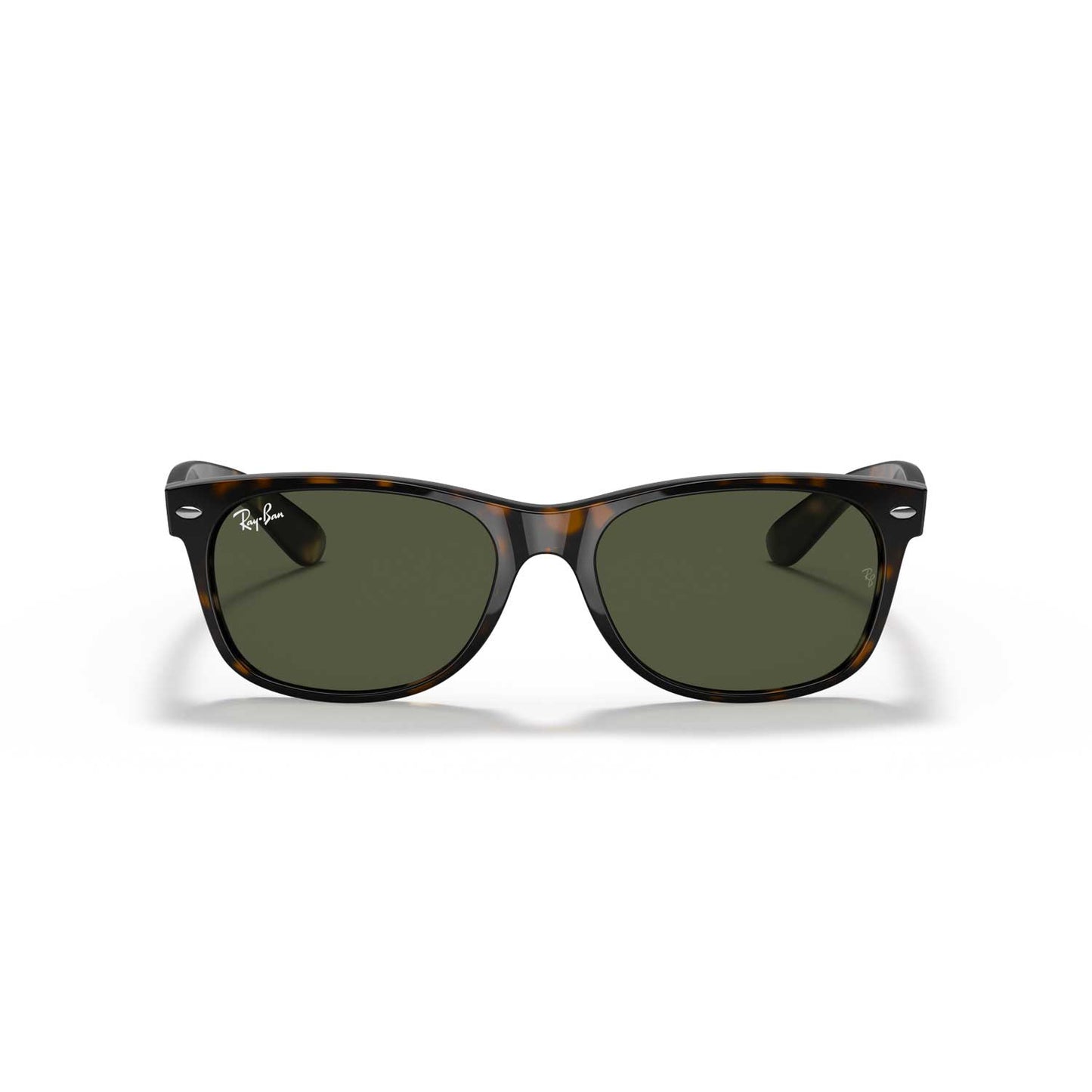 Ray-Ban New Wayfarer Classic Sunglasses - Tortoise Frame \ Green G-15 Lenses