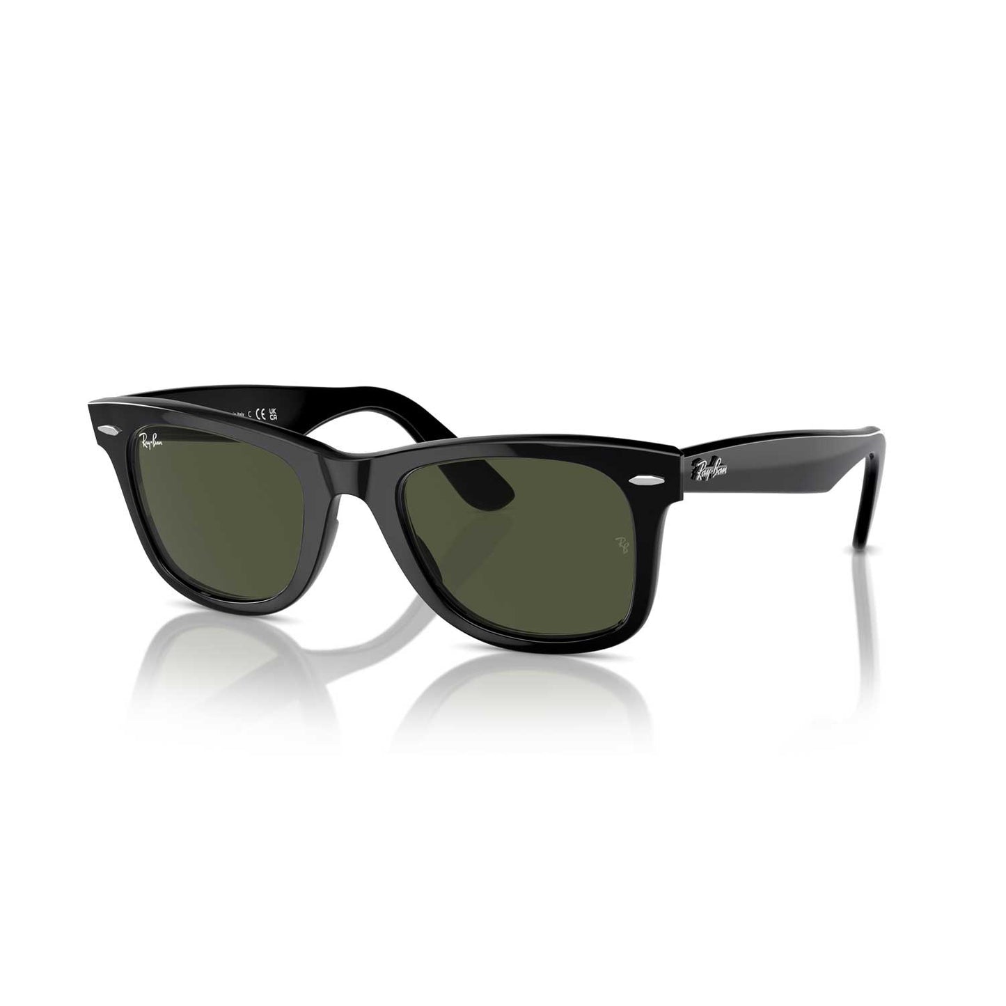 Ray-Bay Original Wayfarer Classic RB2140 - Black Frame, Green Lens