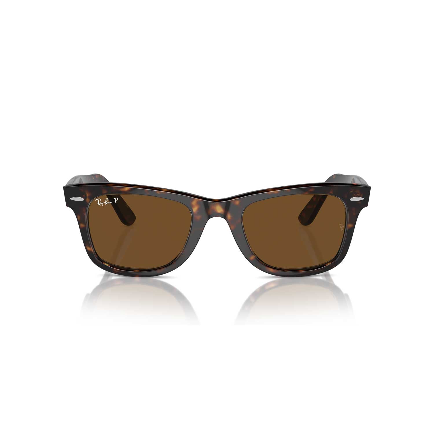 Ray-Ban Original Wayfarer Classic Polarized Sunglasses - Tortoise Frame - Brown Lenses - BeachToBlvd