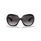 Ray-Ban Jackie Ohh II Sunglasses - Polished Black Frame - Gray Lenses - BeachToBlvd