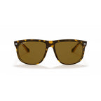 Ray-Ban Boyfriend  Polarized Sunglasses - Polished Light Havana Frame - Brown Lenses - BeachToBlvd