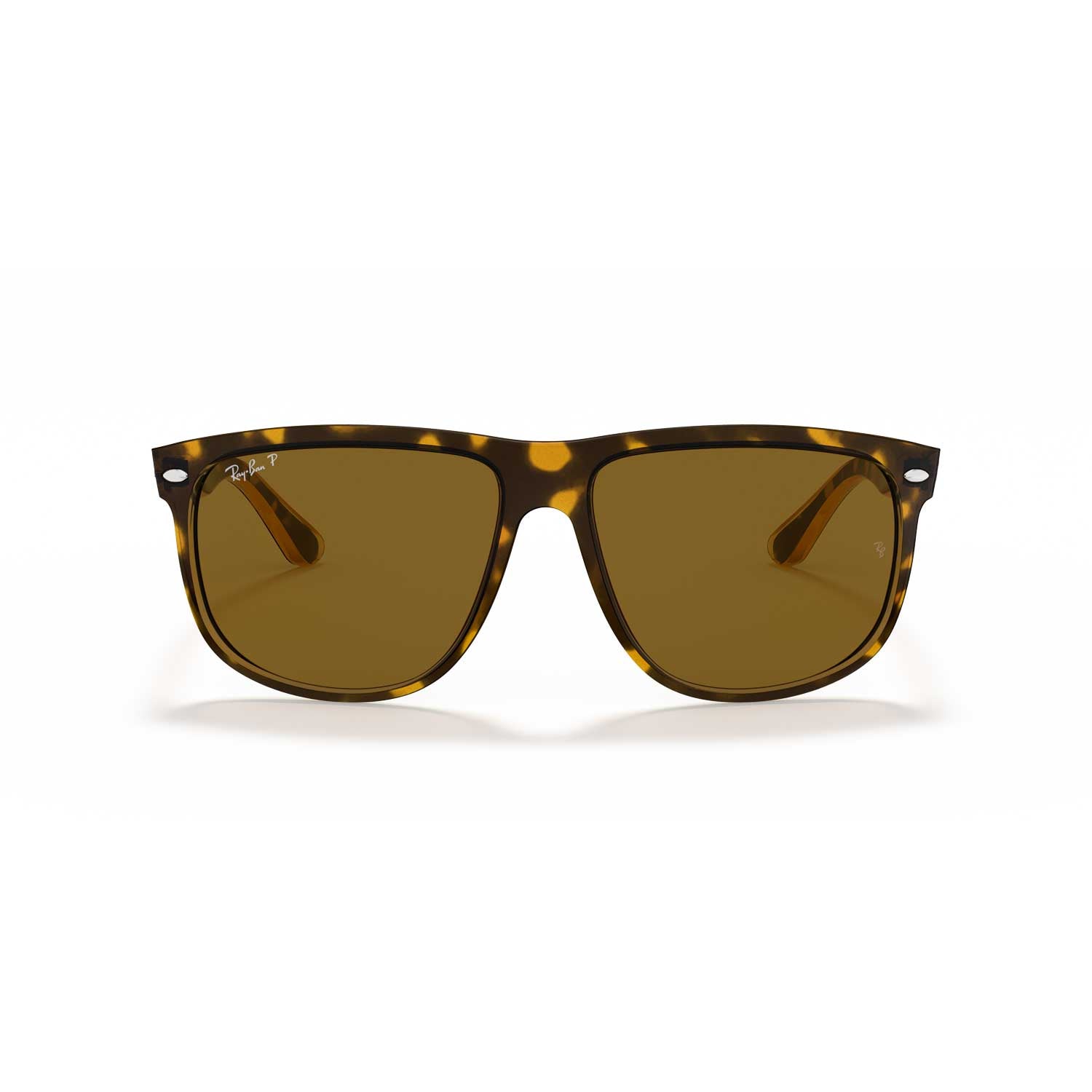 Ray-Ban Boyfriend  Polarized Sunglasses - Polished Light Havana Frame - Brown Lenses - BeachToBlvd