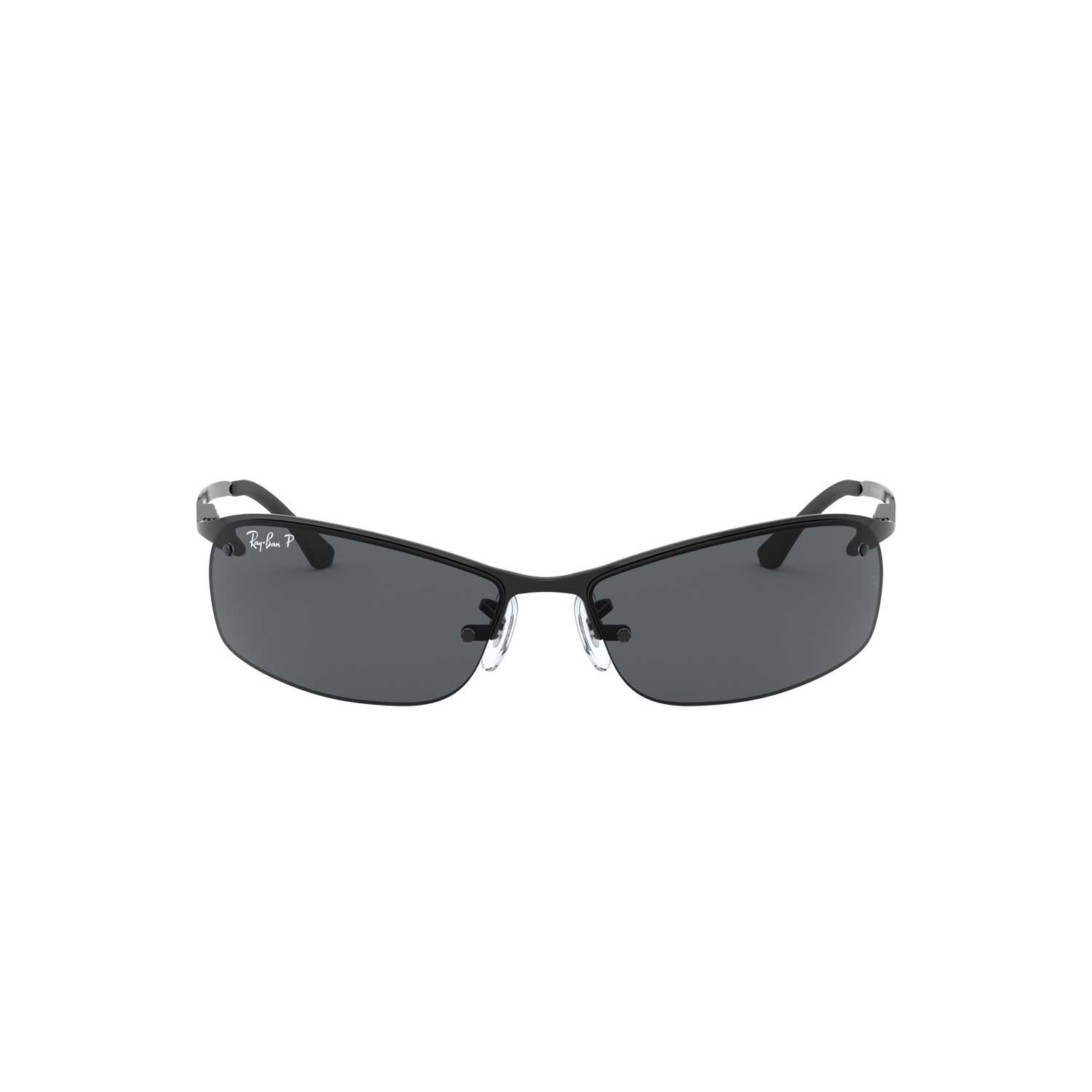 Ray-Ban Aviator Polarized Sunglasses - Black Frame - Gray Lenses - BeachToBlvd