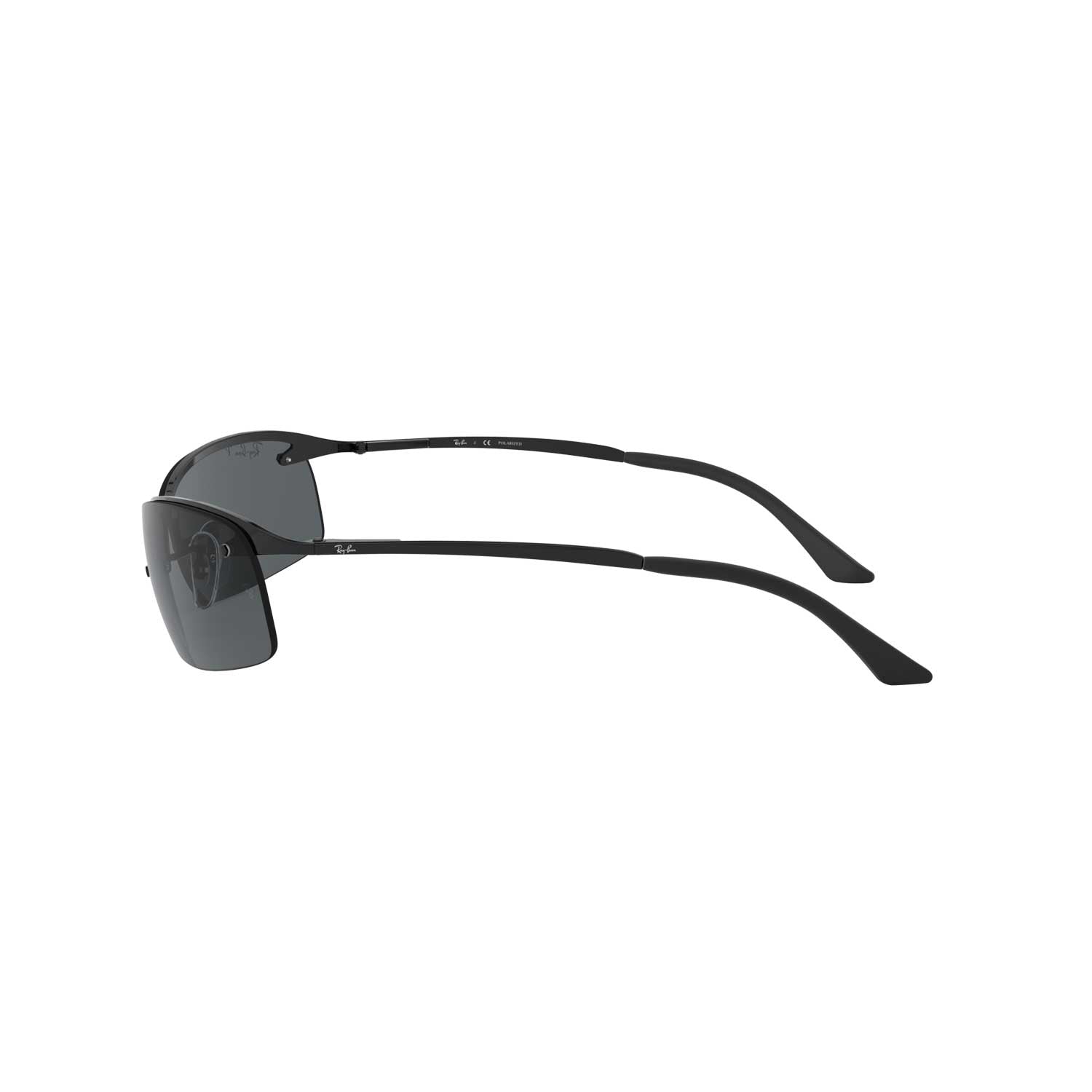 Ray-Ban Aviator Polarized Sunglasses - Black Frame - Gray Lenses - BeachToBlvd