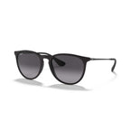 Ray-Ban Erika Classic Sunglasses - Matte Black Frame - Gray Lenses - BeachToBlvd