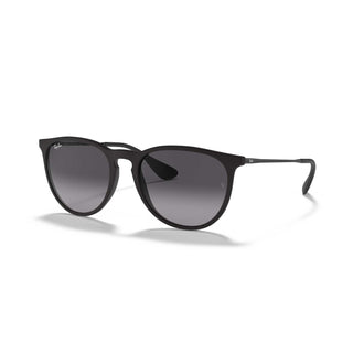 Ray-Ban Erika Classic Sunglasses - Matte Black Frame - Gray Lenses - BeachToBlvd