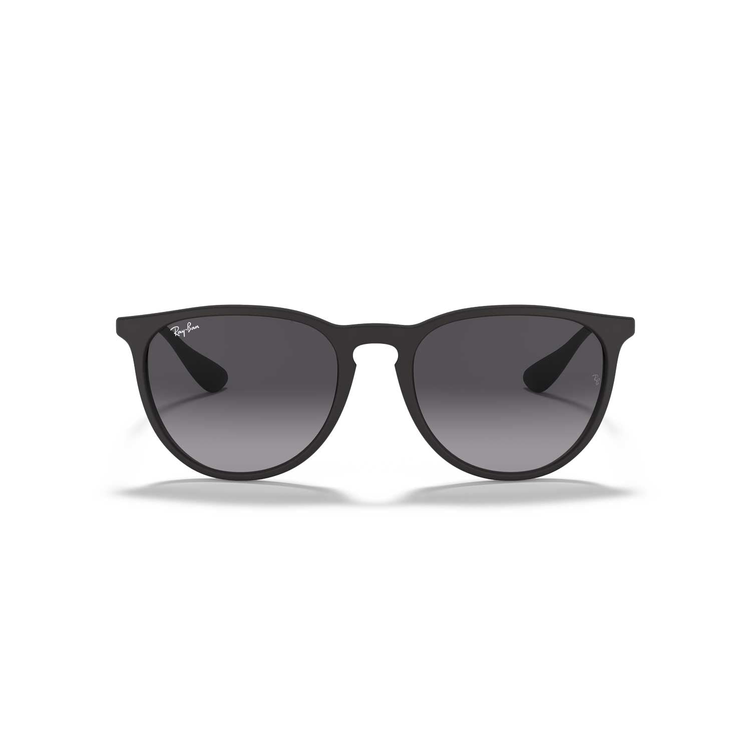 Ray-Ban Erika Classic Sunglasses - Matte Black Frame - Gray Lenses - BeachToBlvd