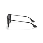 Ray-Ban Erika Classic Sunglasses - Matte Black Frame - Gray Lenses - BeachToBlvd