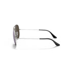 Ray-Ban RB3025 Aviator Mirror Polarized Sunglasses - Silver Frame \ Dark Grey Mirror Lenses - BeachToBlvd