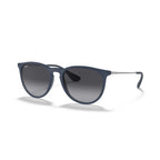 Ray-Ban Erika Color Mix Sunglasses - Matte Blue Frame - Gray Lenses - BeachToBlvd