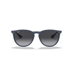 Ray-Ban Erika Color Mix Sunglasses - Matte Blue Frame - Gray Lenses - BeachToBlvd